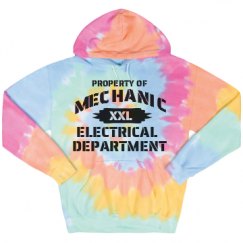 Unisex Tie-Dye Fleece Hoodie